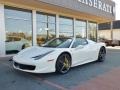 Bianco Avus (White) 2014 Ferrari 458 Italia Exterior