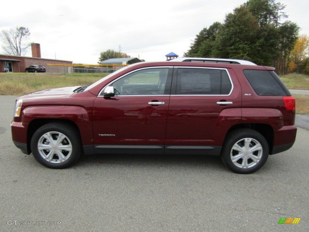 Crimson Red Tintcoat 2016 GMC Terrain SLT Exterior Photo #108348210