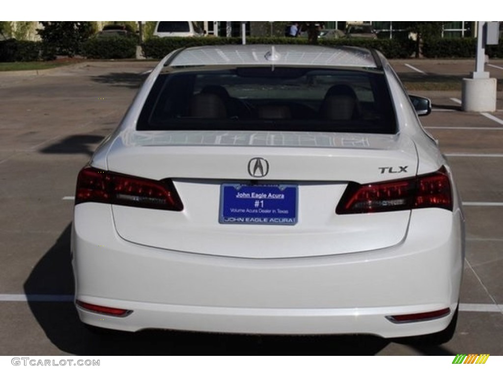 2016 TLX 3.5 Technology - Bellanova White Pearl / Espresso photo #6