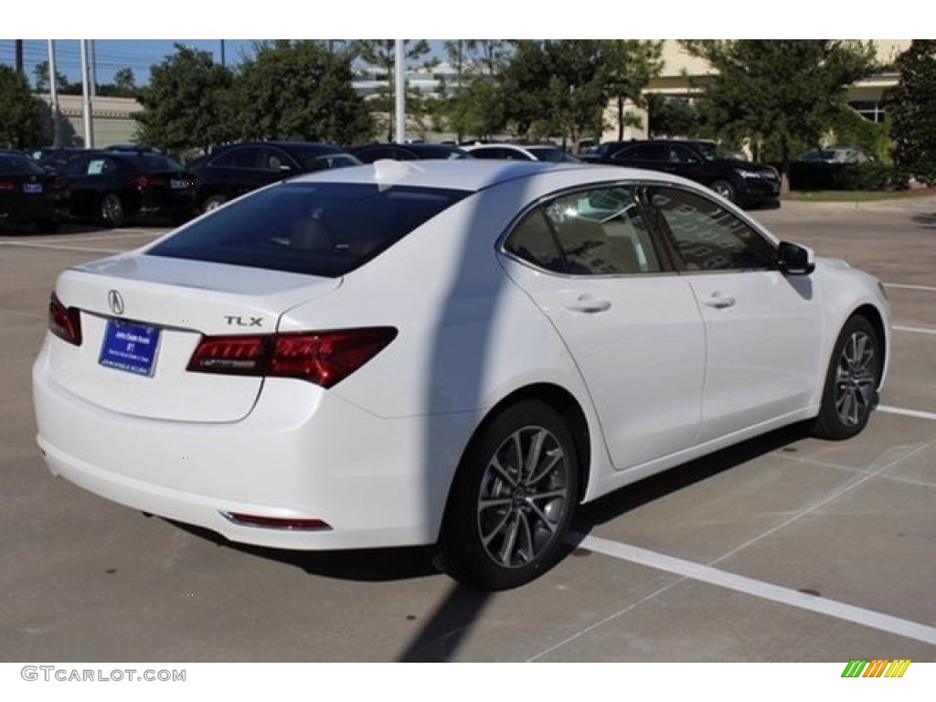 2016 TLX 3.5 Technology - Bellanova White Pearl / Espresso photo #7