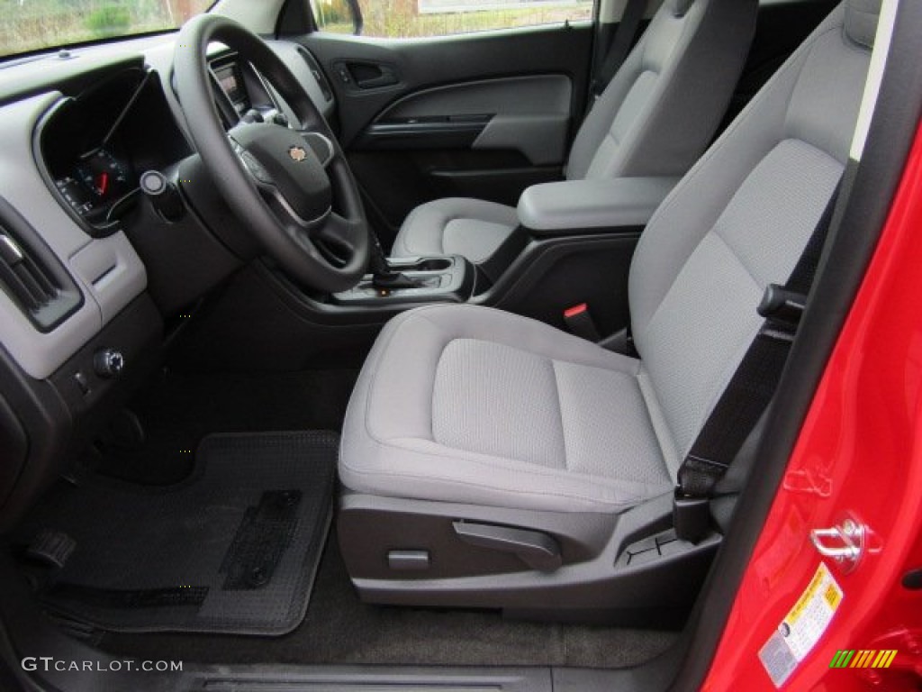 Jet Black/Dark Ash Interior 2016 Chevrolet Colorado WT Crew Cab Photo #108348939