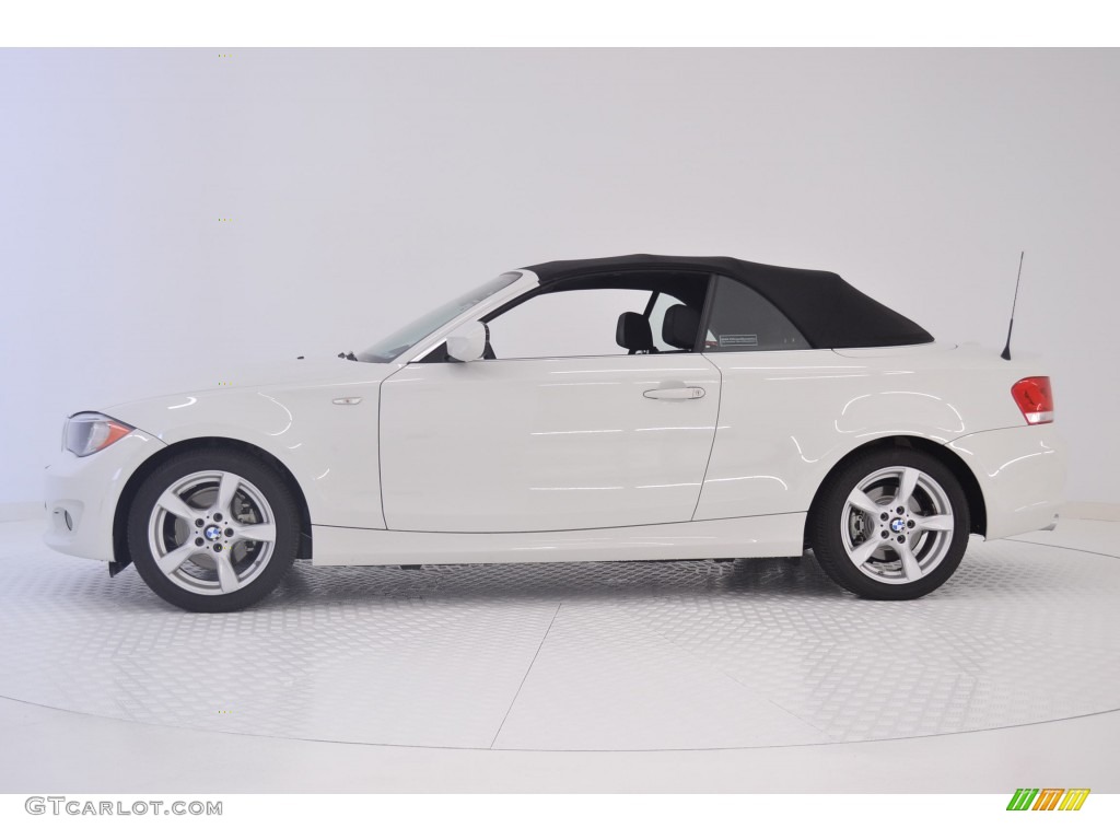 2013 1 Series 128i Convertible - Alpine White / Black photo #4