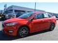 2016 Race Red Ford Focus SE Sedan  photo #3