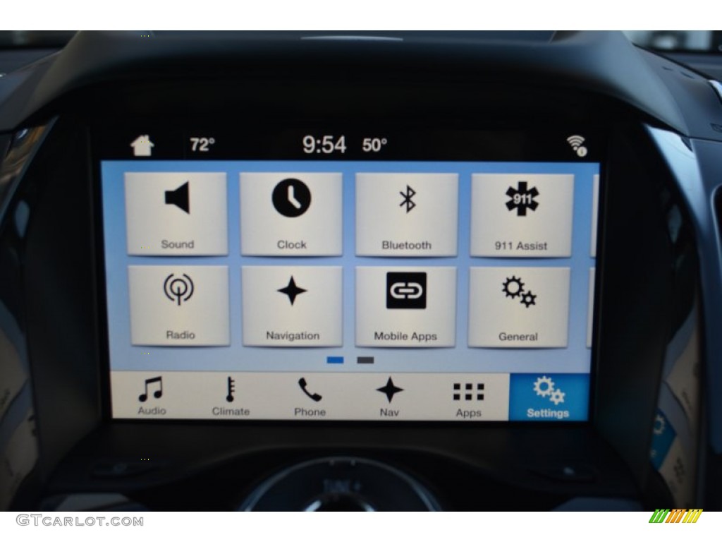 2016 Escape Titanium - Magnetic Metallic / Charcoal Black photo #14