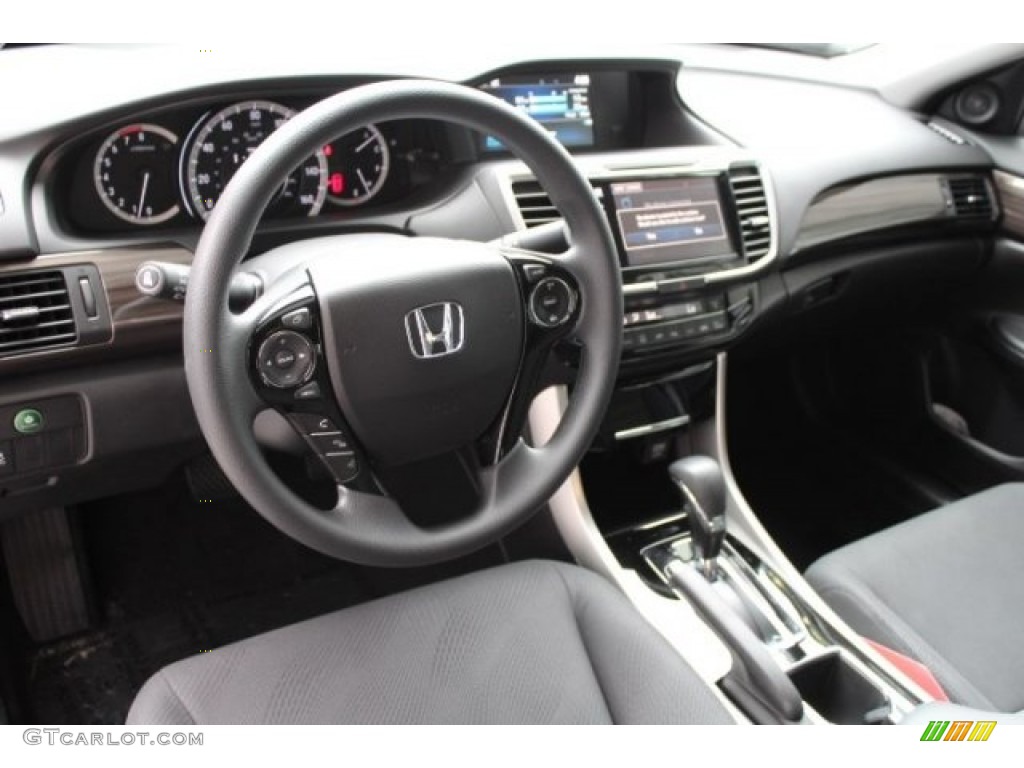 Black Interior 2016 Honda Accord EX Sedan Photo #108351792