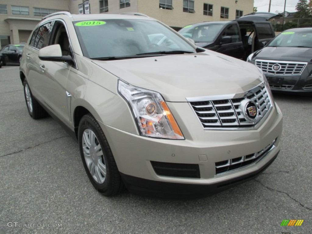 Silver Coast Metallic 2015 Cadillac SRX Luxury AWD Exterior Photo #108352929