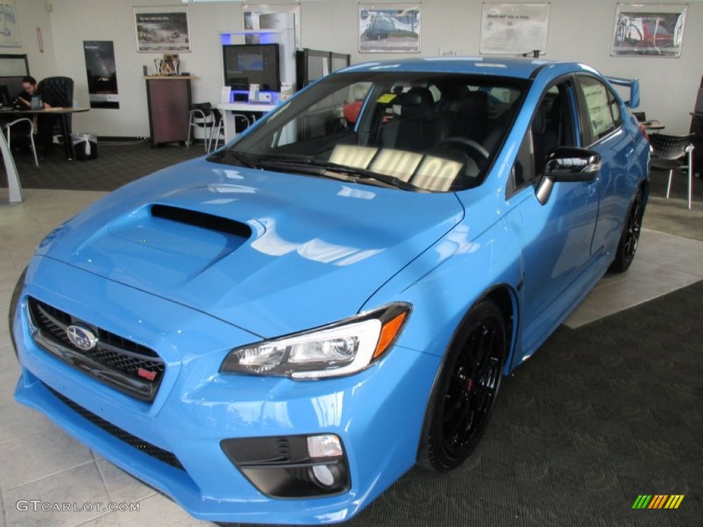 Hyper Blue 2016 Subaru WRX STI HyperBlue Limited Edition Exterior Photo #108357432