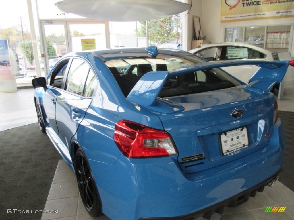 2016 WRX STI HyperBlue Limited Edition - Hyper Blue / Carbon Black/Hyper Blue photo #3