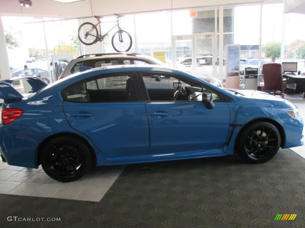 2016 WRX STI HyperBlue Limited Edition - Hyper Blue / Carbon Black/Hyper Blue photo #4