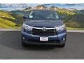 2015 Shoreline Blue Pearl Toyota Highlander XLE AWD  photo #2