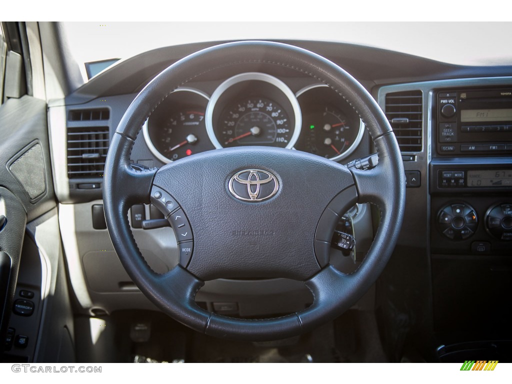 2006 Toyota 4Runner SR5 Dark Charcoal Steering Wheel Photo #108360141