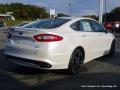 2016 White Platinum Tri-Coat Metallic Ford Fusion Titanium  photo #5