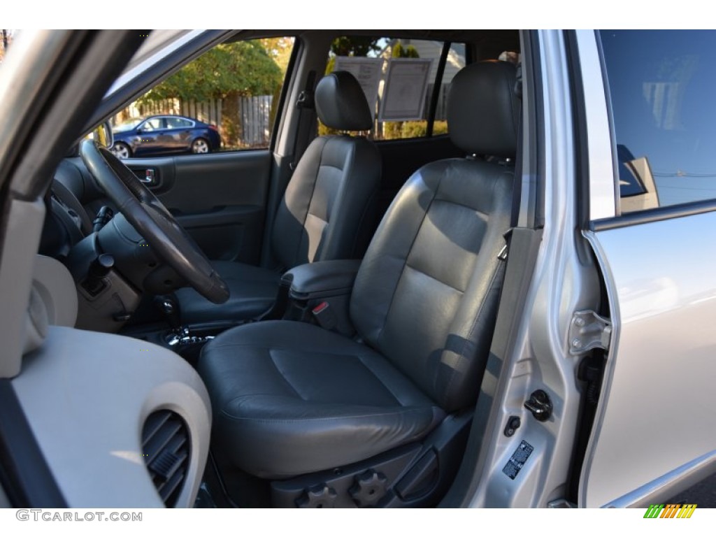 2003 Santa Fe GLS 4WD - Pewter / Gray photo #12