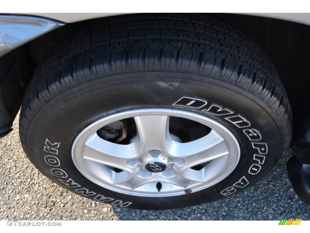 2003 Santa Fe GLS 4WD - Pewter / Gray photo #31