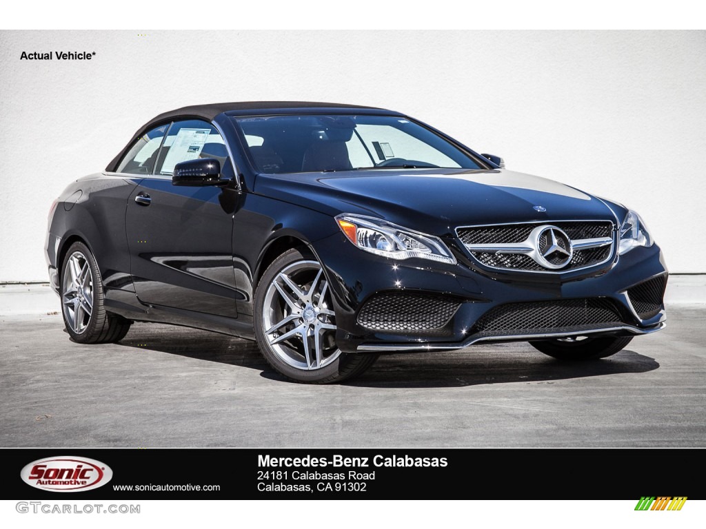 2016 E 400 Cabriolet - Black / Natural Beige/Black photo #1