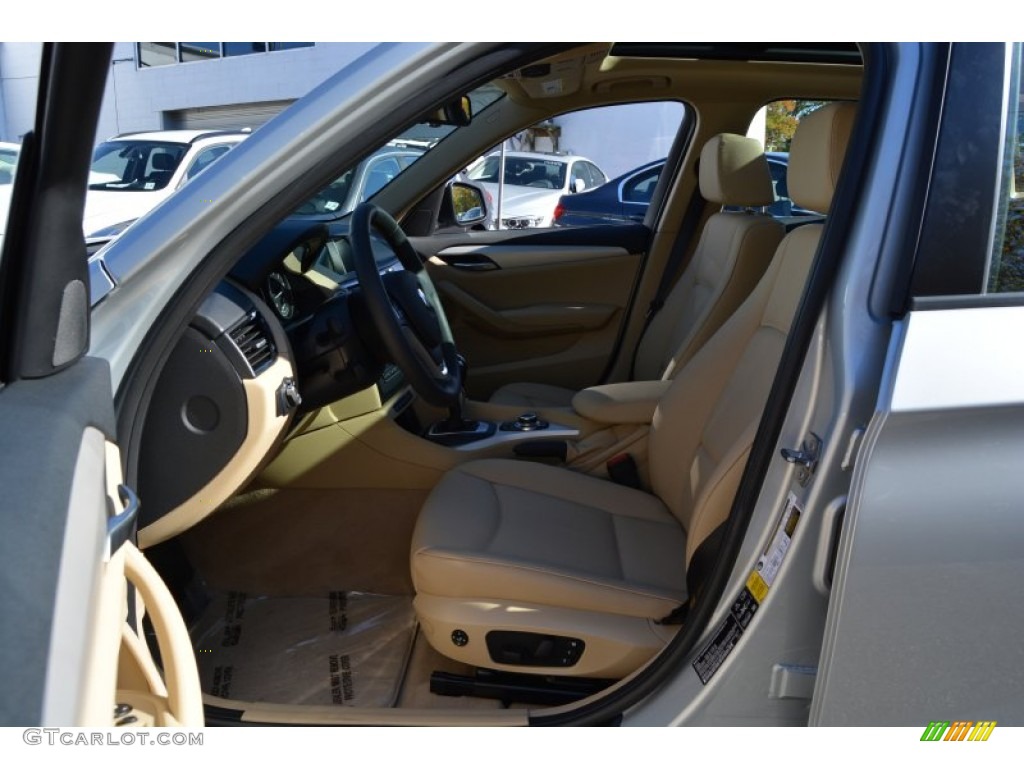 2015 X1 xDrive28i - Glacier Silver Metallic / Beige photo #12