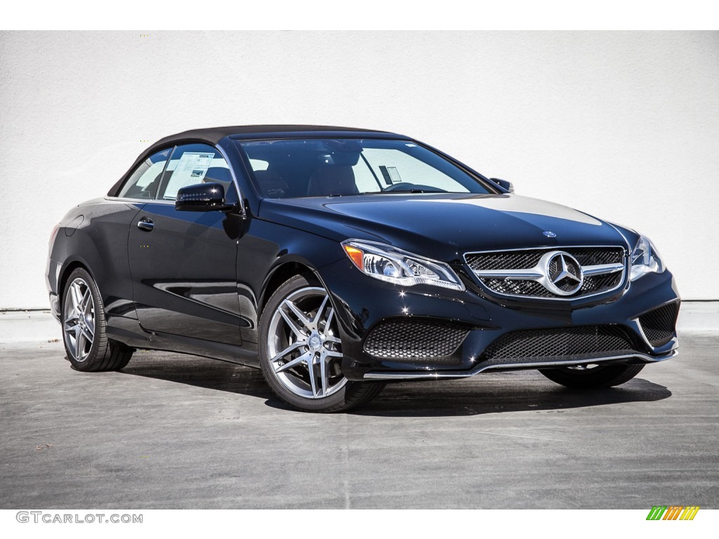Black 2016 Mercedes-Benz E 400 Cabriolet Exterior Photo #108364596