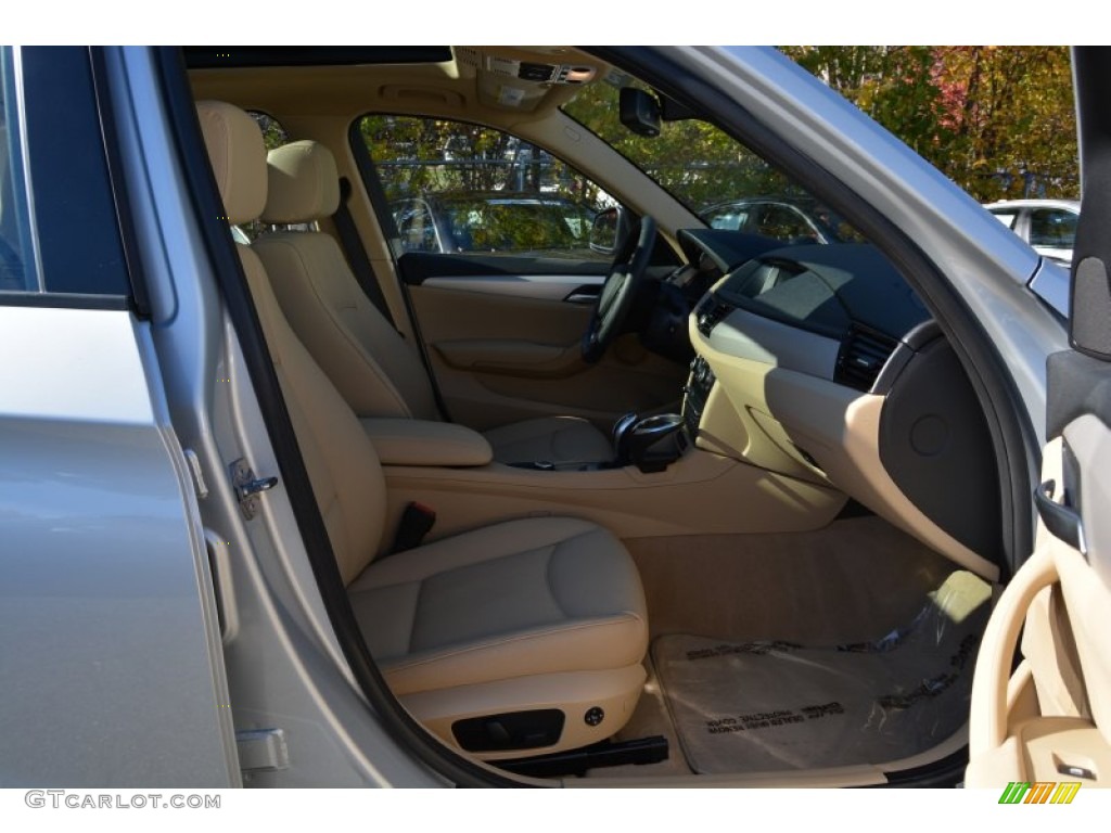 2015 X1 xDrive28i - Glacier Silver Metallic / Beige photo #30