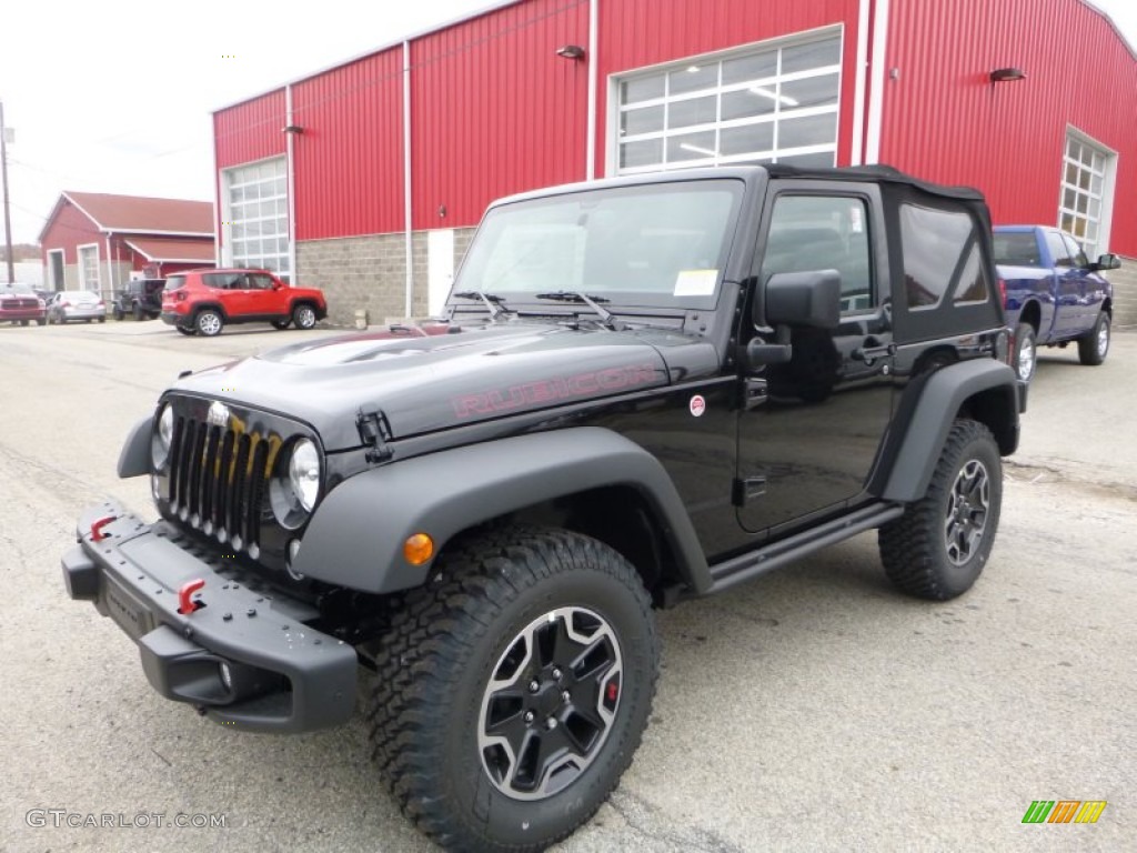 Black 2016 Jeep Wrangler Rubicon Hard Rock 4x4 Exterior Photo #108364824