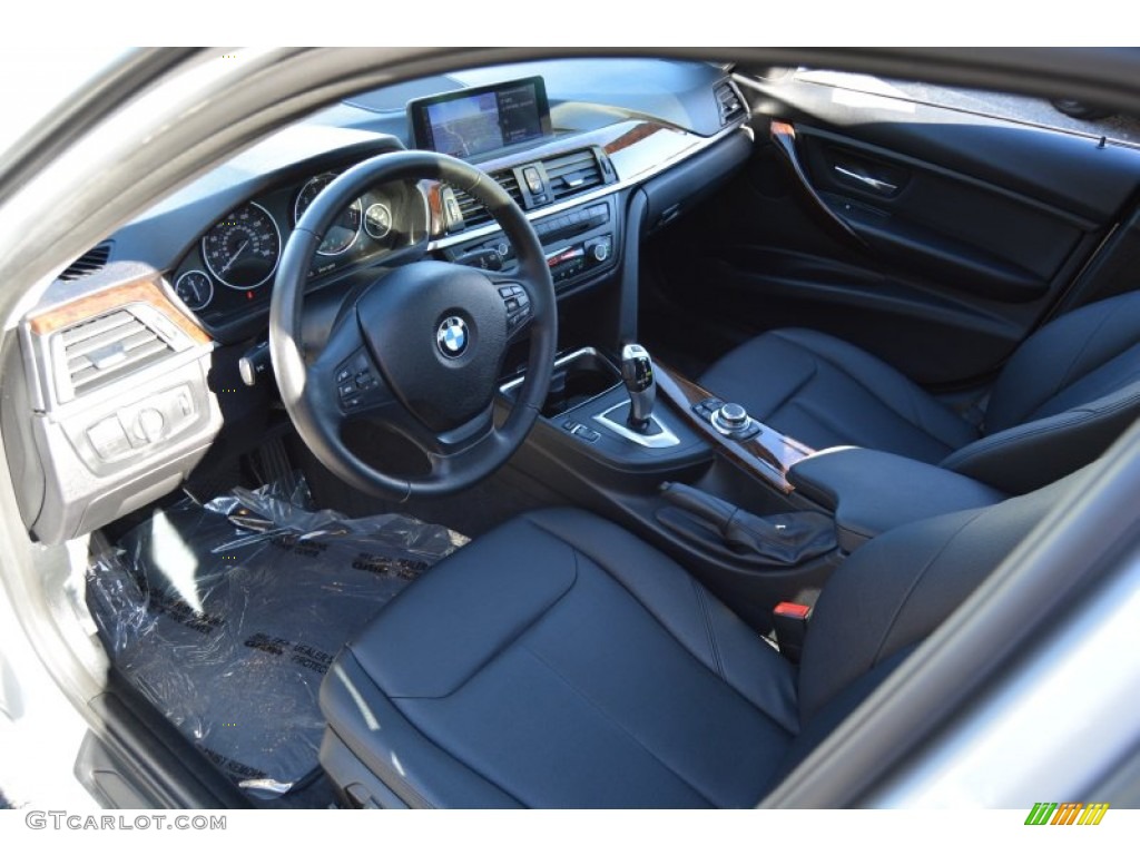Black Interior 2013 BMW 3 Series 328i xDrive Sedan Photo #108364914