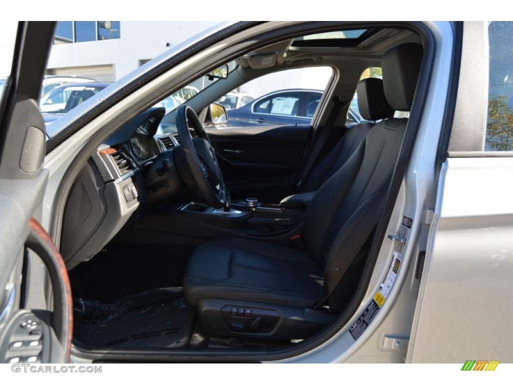 2014 3 Series 320i xDrive Sedan - Glacier Silver Metallic / Black photo #12