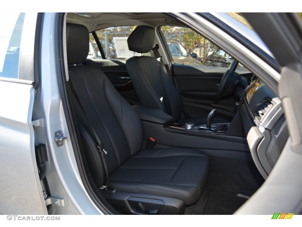 2014 3 Series 320i xDrive Sedan - Glacier Silver Metallic / Black photo #30