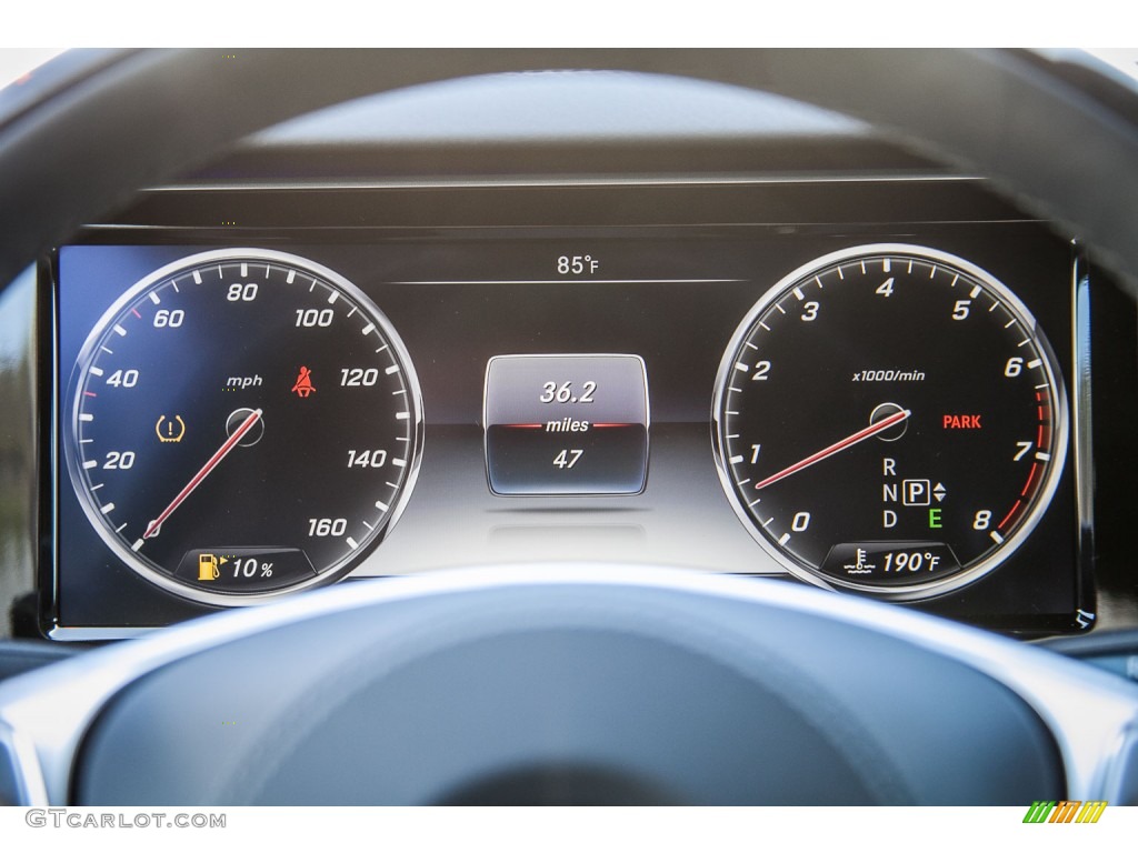 2016 Mercedes-Benz S 550 4Matic Coupe Gauges Photo #108366666