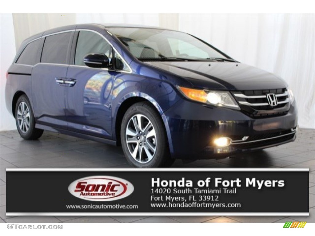 Obsidian Blue Pearl Honda Odyssey