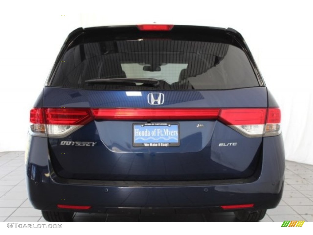 2016 Odyssey Touring Elite - Obsidian Blue Pearl / Gray photo #5