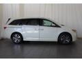 2016 White Diamond Pearl Honda Odyssey Touring Elite  photo #3