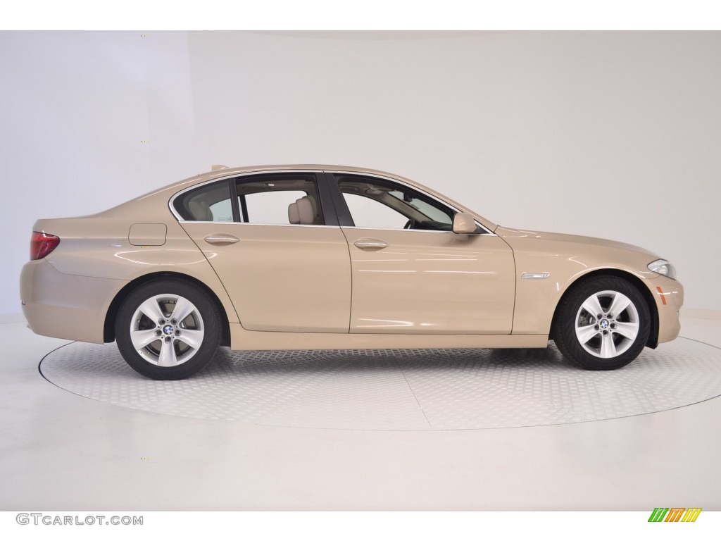 Milano Beige Metallic 2012 BMW 5 Series 528i Sedan Exterior Photo #108369270