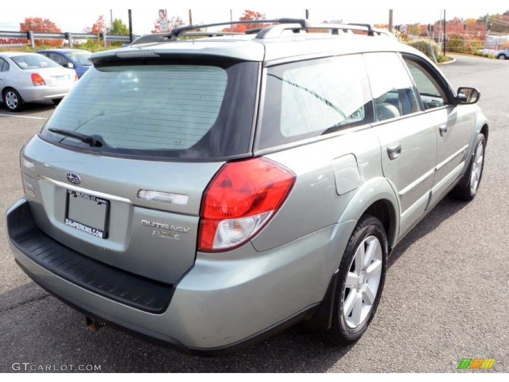 2009 Outback 2.5i Special Edition Wagon - Seacrest Green Metallic / Warm Ivory photo #6