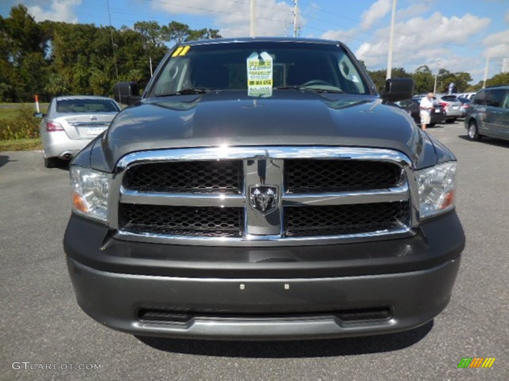 2011 Ram 1500 ST Quad Cab - Mineral Gray Metallic / Dark Slate Gray/Medium Graystone photo #13