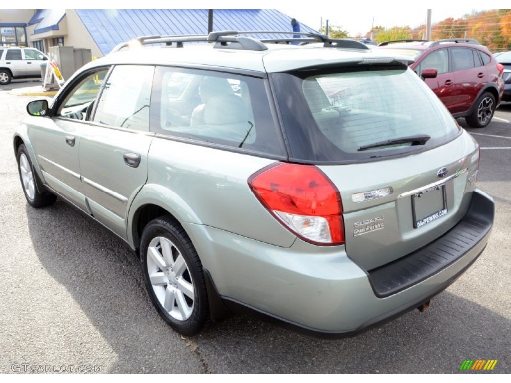 2009 Outback 2.5i Special Edition Wagon - Seacrest Green Metallic / Warm Ivory photo #10