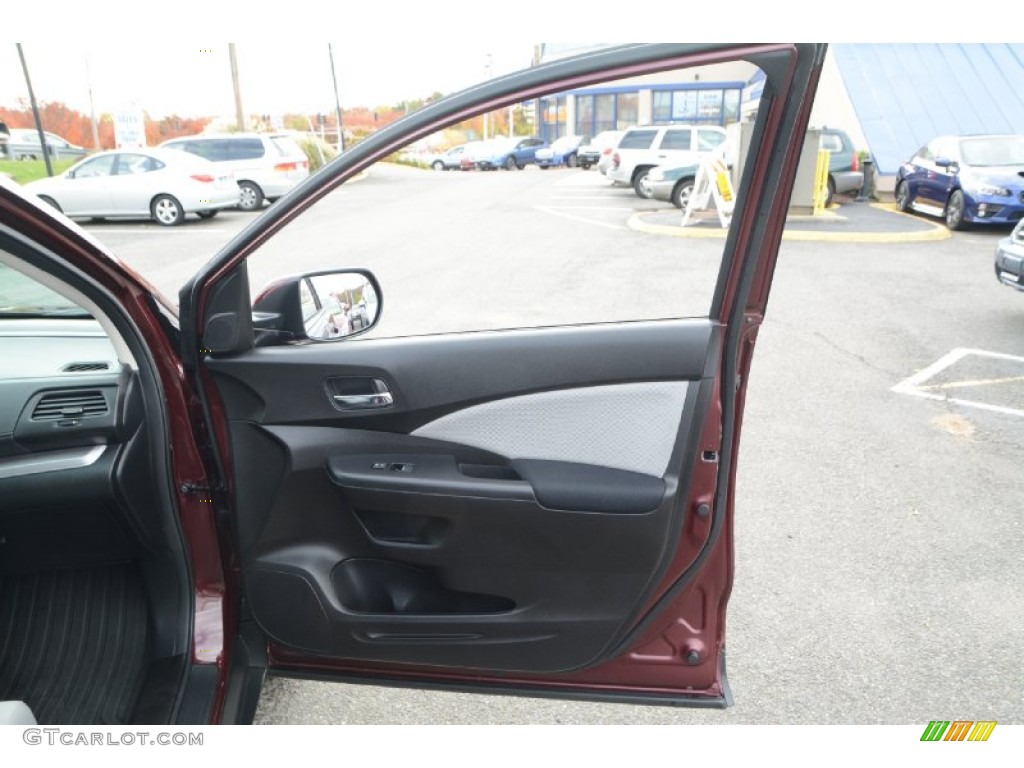 2015 Honda CR-V EX Gray Door Panel Photo #108372840