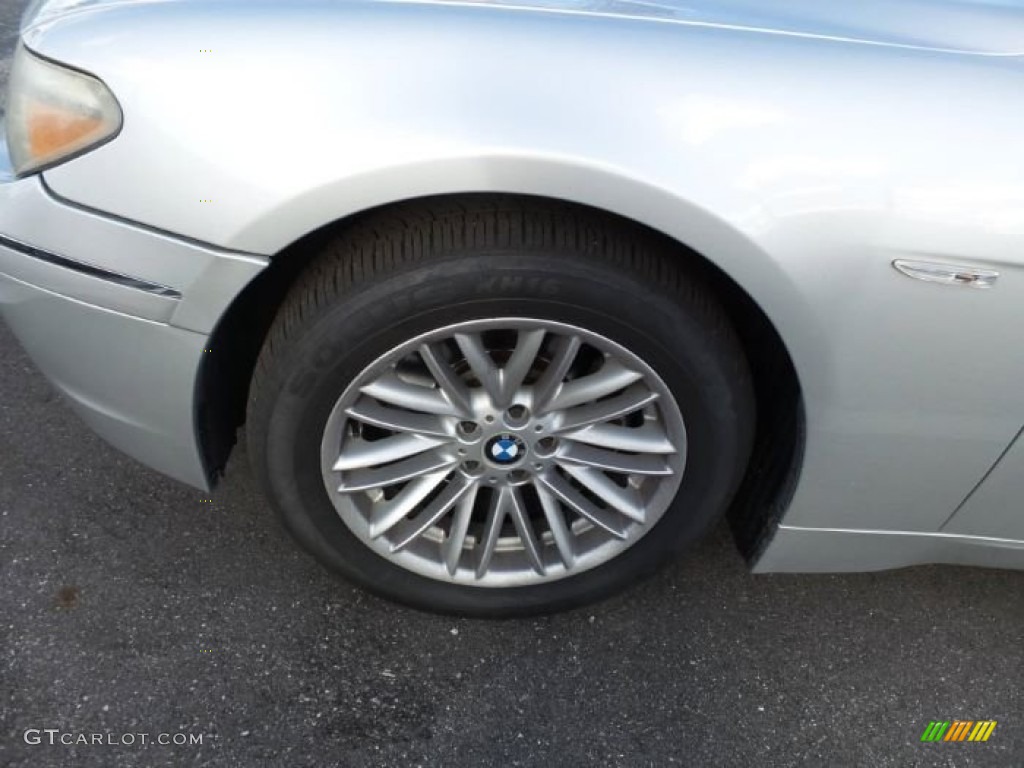 2004 7 Series 745Li Sedan - Titanium Silver Metallic / Black/Black photo #11