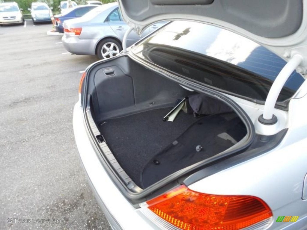 2004 7 Series 745Li Sedan - Titanium Silver Metallic / Black/Black photo #13
