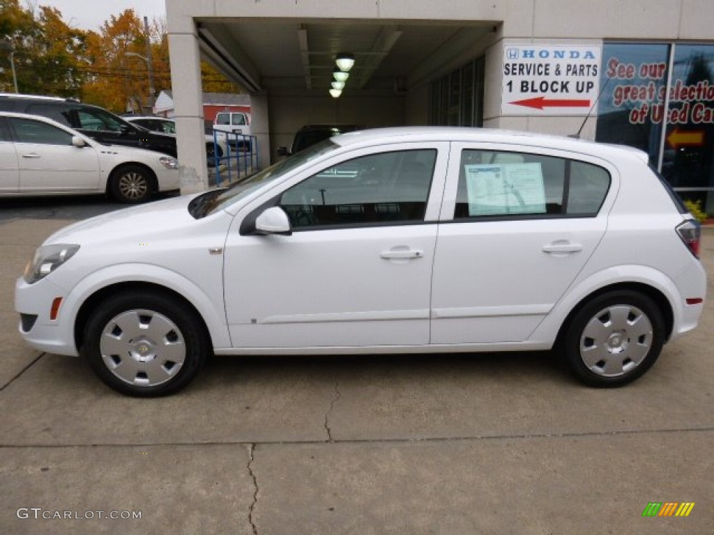 2008 Astra XE Sedan - Arctic White / Charcoal photo #2