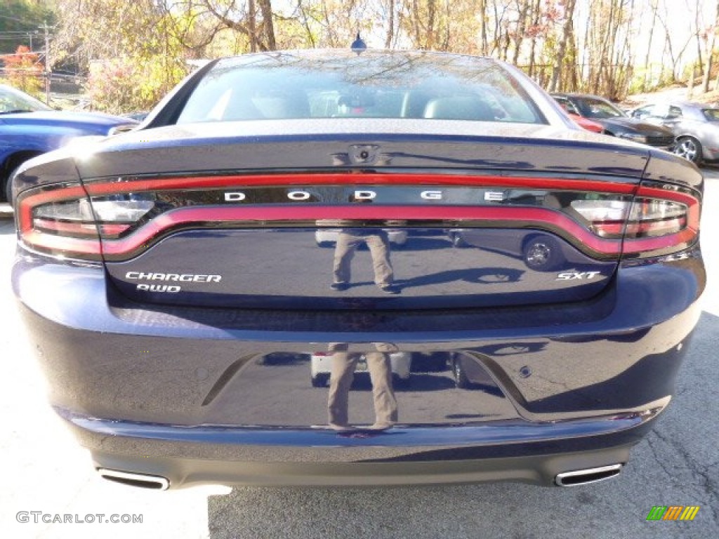 2016 Charger SXT AWD - Jazz Blue Pearl Coat / Black photo #3