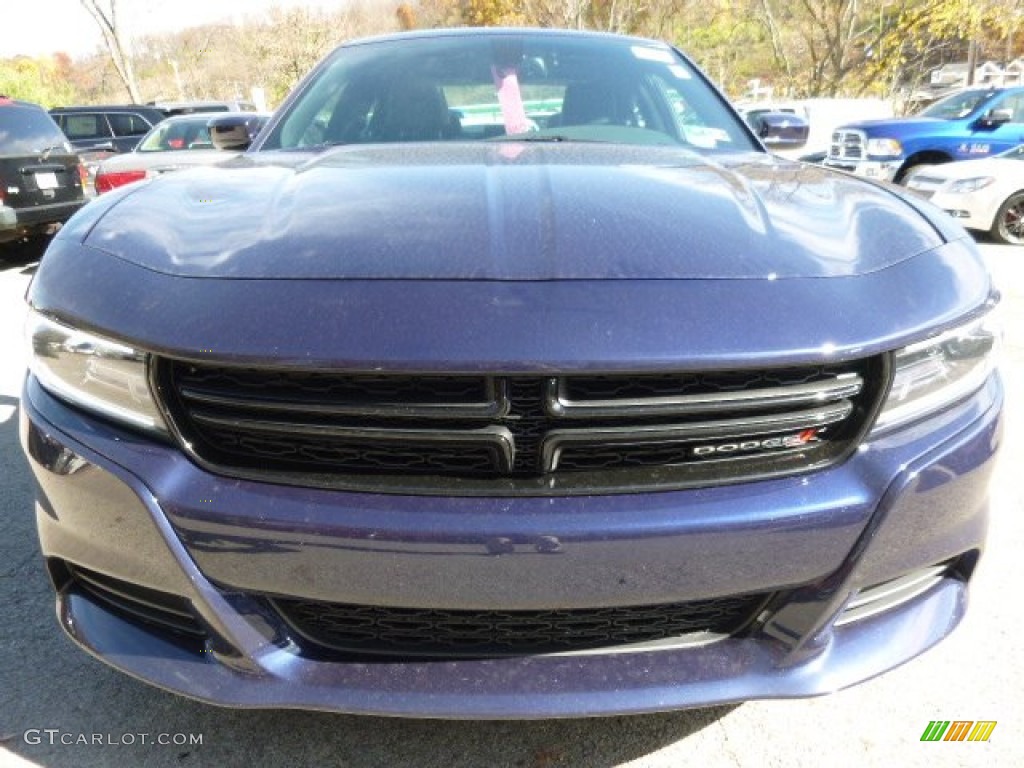 2016 Charger SXT AWD - Jazz Blue Pearl Coat / Black photo #6