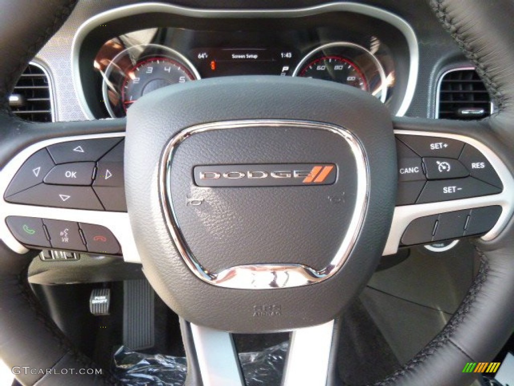 2016 Charger SXT AWD - Jazz Blue Pearl Coat / Black photo #16
