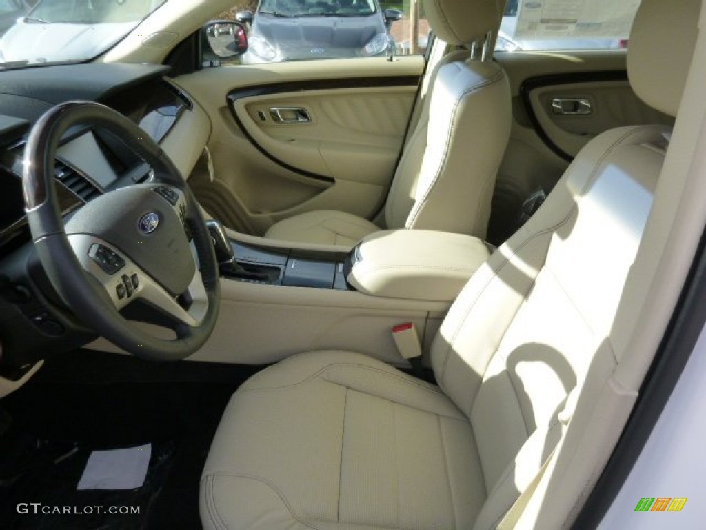 2015 Taurus Limited - White Platinum Metallic / Dune photo #7