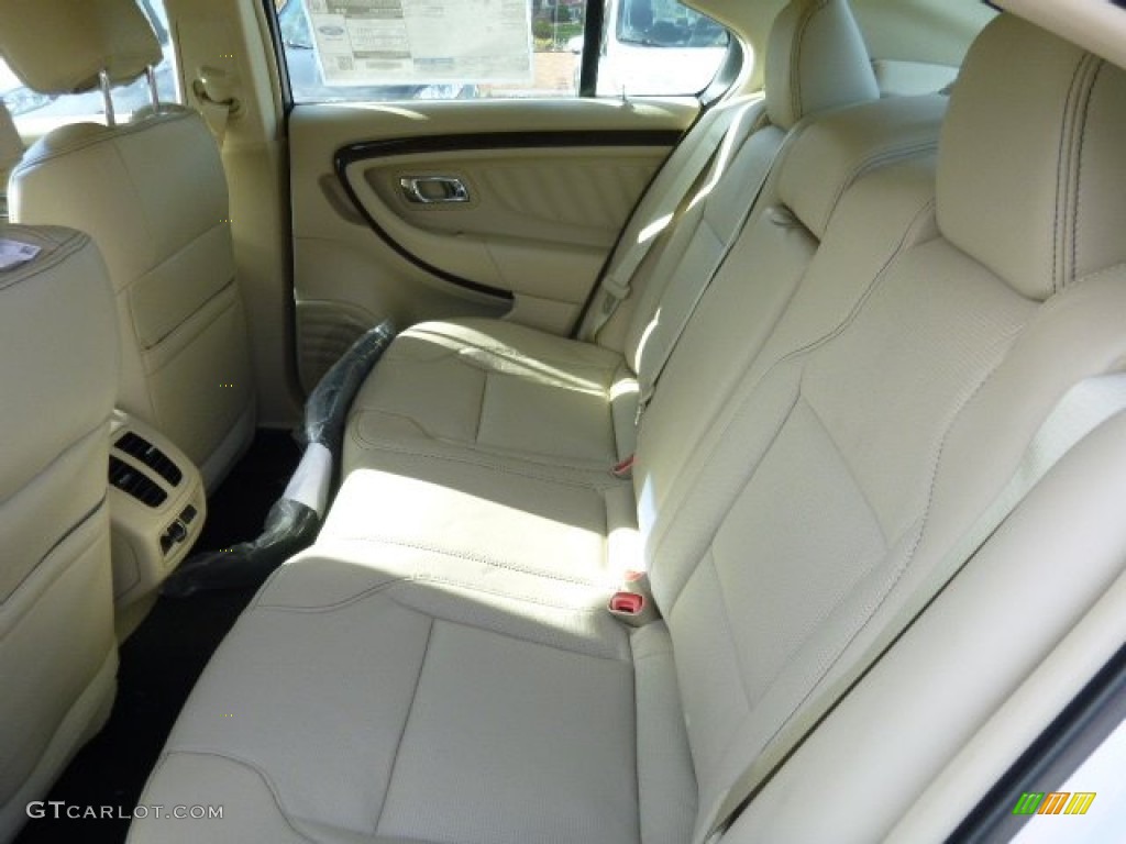 2015 Taurus Limited - White Platinum Metallic / Dune photo #8