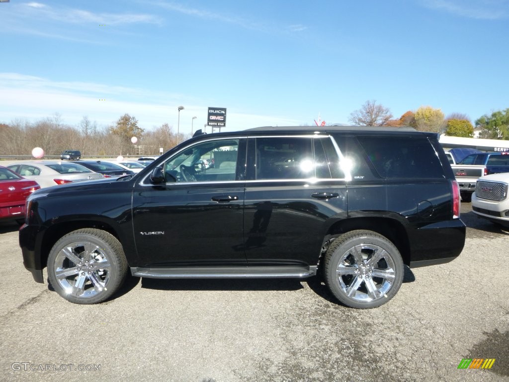 2016 Yukon SLT 4WD - Onyx Black / Jet Black photo #3