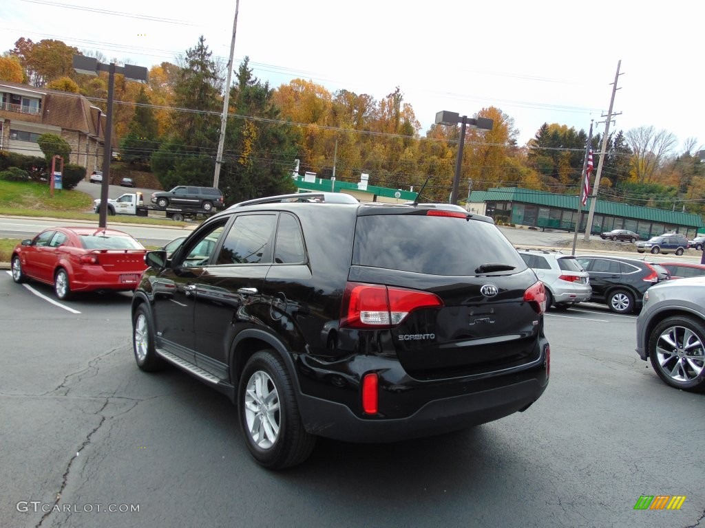 2014 Sorento LX AWD - Ebony Black / Gray photo #5