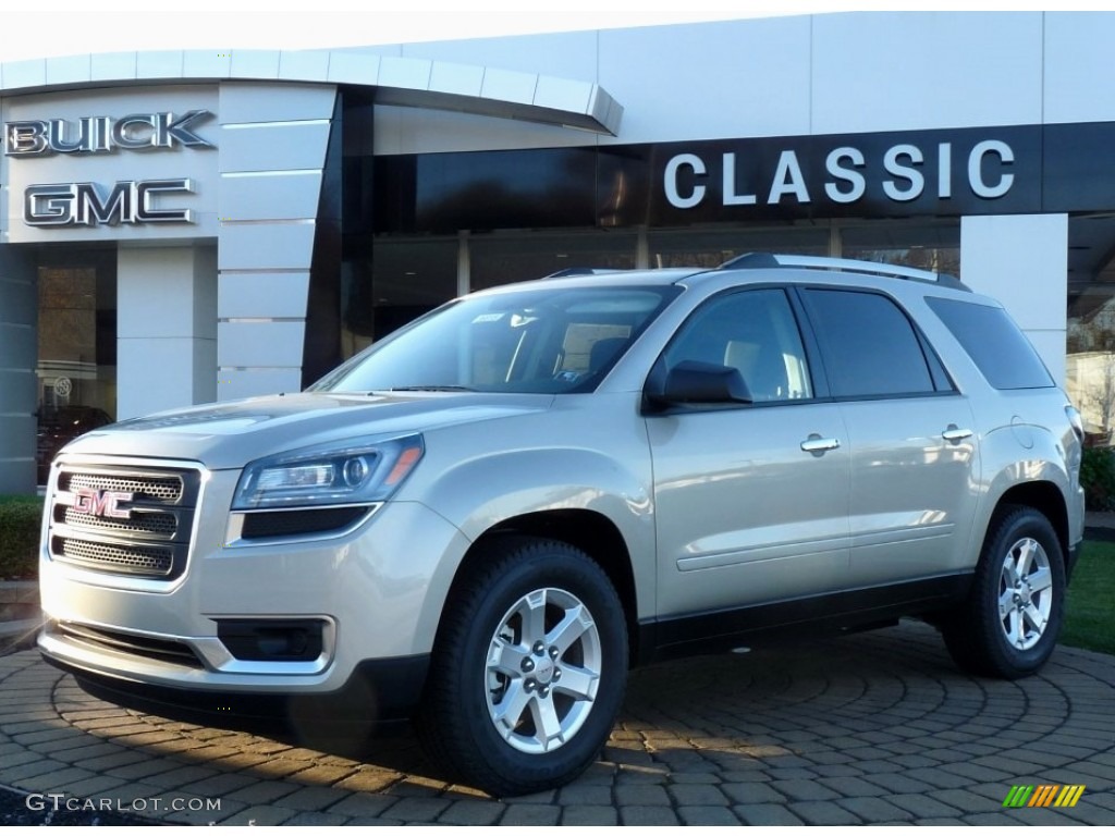 Sparkling Silver Metallic GMC Acadia