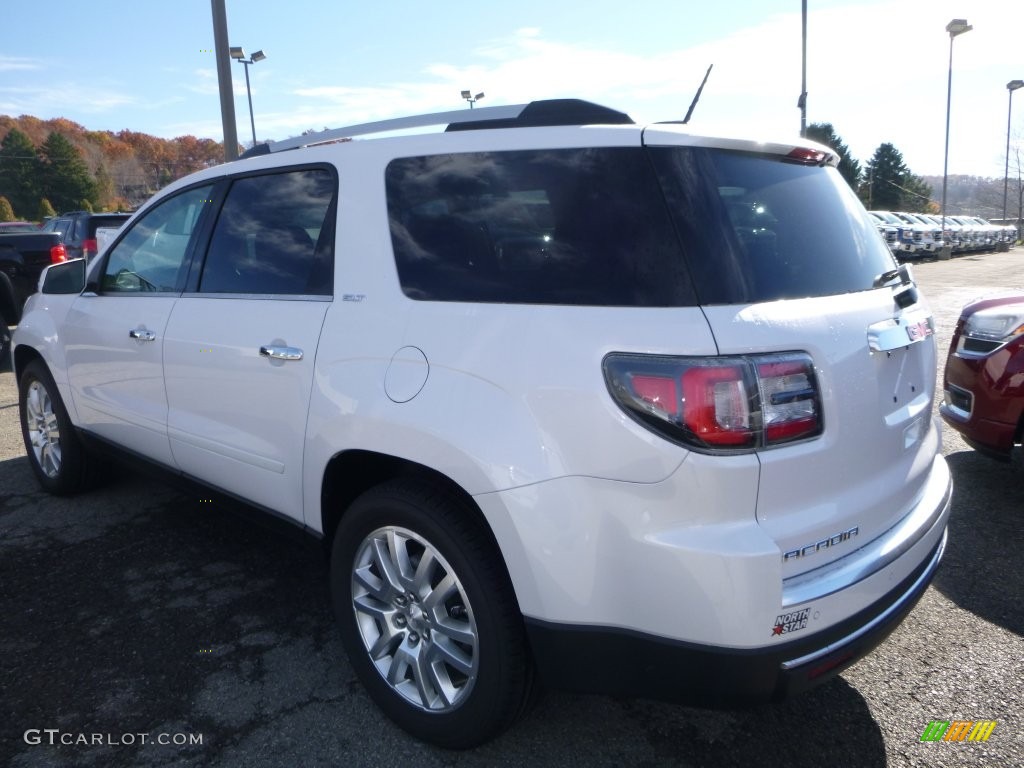 2016 Acadia SLT AWD - White Frost Tricoat / Dark Cashmere photo #4