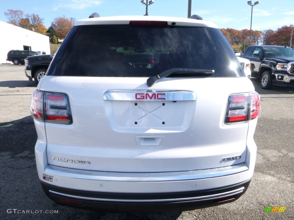 2016 Acadia SLT AWD - White Frost Tricoat / Dark Cashmere photo #5