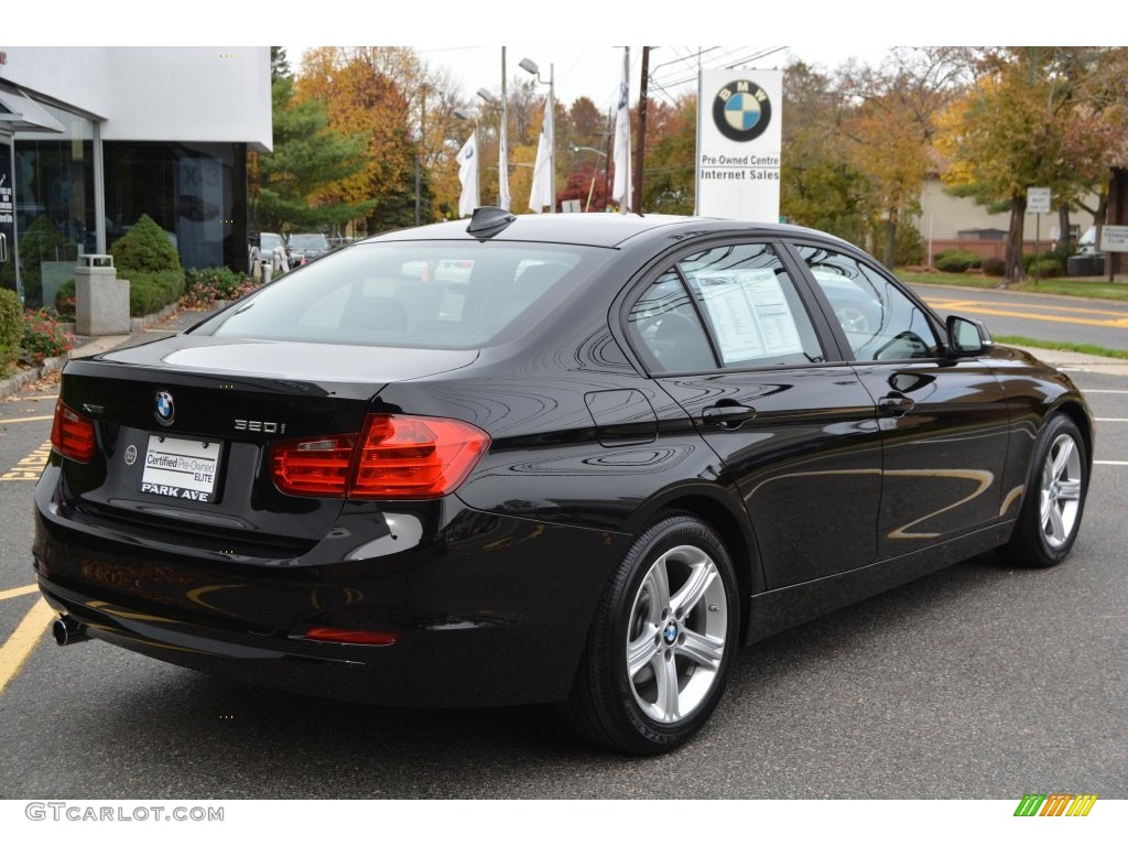 2015 3 Series 320i xDrive Sedan - Jet Black / Black photo #3