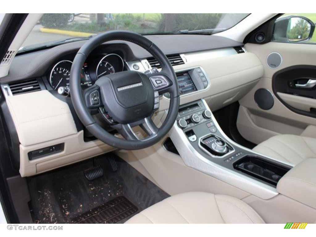 2015 Range Rover Evoque Pure Plus Coupe - Fuji White / Almond/Espresso photo #4